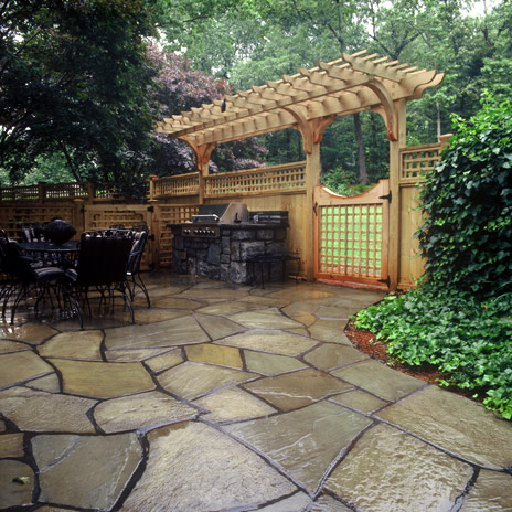 Pergola with Gate